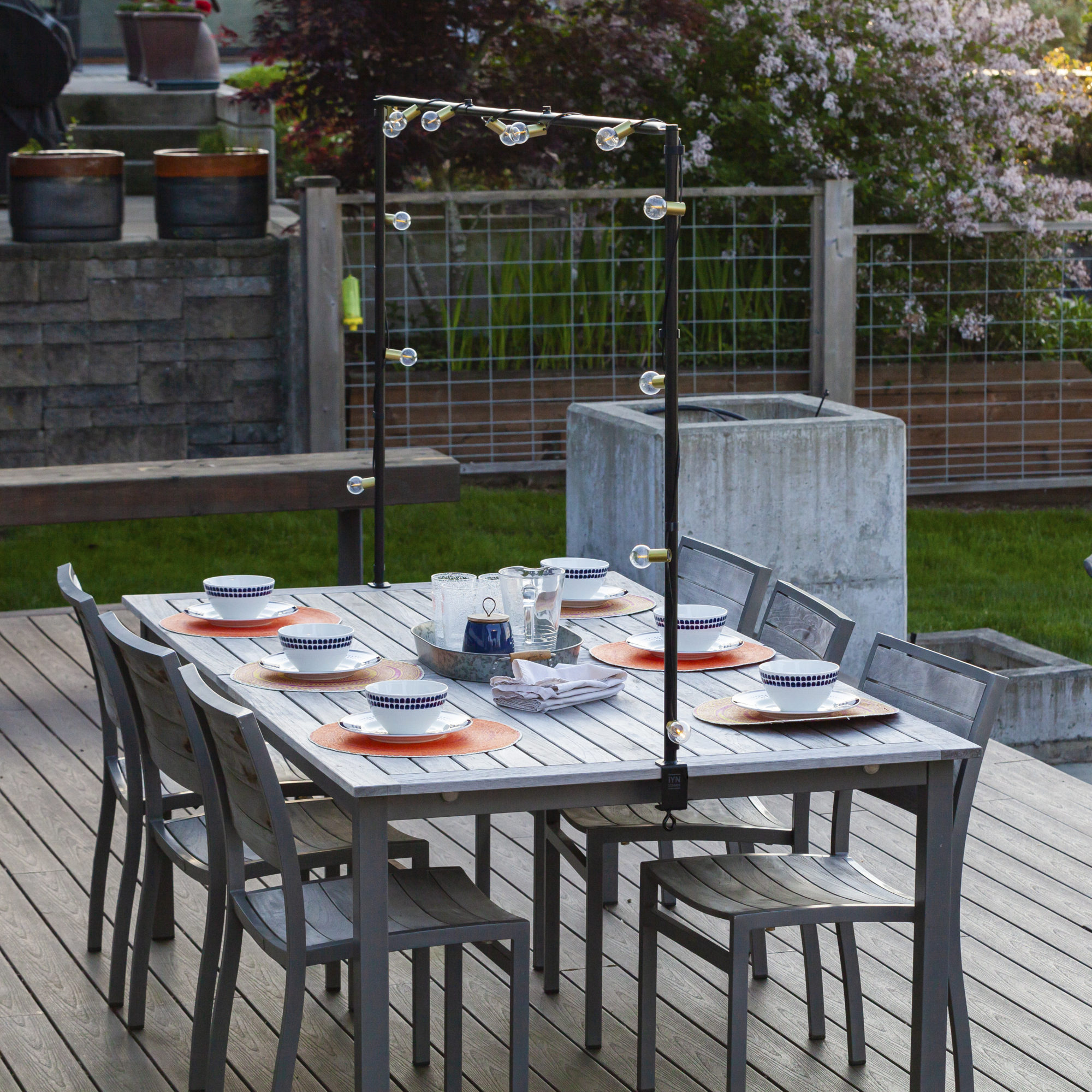 IYN, IYN Table Frame for String Lights and Decor, Color Black, Included (qty.) 1 Model# 32600